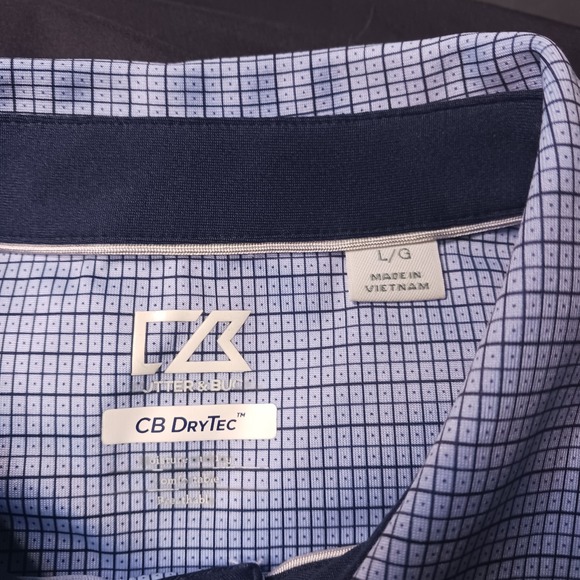 CB DryTec Lady Bird Golf Course Golf Polo Wicking Breathable Men Lt Blue LG - Picture 7 of 16